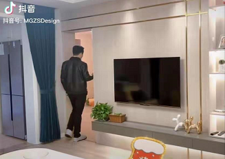 廠價熱銷鑫順來XSL-2160隱形電視墻